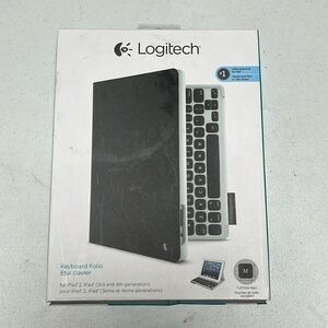Logitech 920-008521 Keyboard Folio Case Black for iPad 2, iPad 3rd & 4th Gen